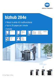Download the latest version of the konica minolta bizhub 284e driver for your computer's operating system. Bizhub 284e Datasheet 5 By Konica Minolta Business Solutions Europe Gmbh Issuu