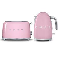 Smeg Kettle 2 Slice Toaster Set Pink Smeg Kettle Kettle And Toaster Set Kettle