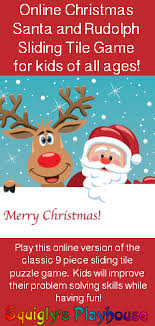 Submit your own brain teasers. Christmas Sliding Tile Game For Kids At Squiglys Playhouse