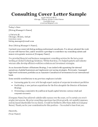 The cover letter is fast gaining extraordinary importance in the indian hiring scene. Consulting Cover Letter Sample Writing Tips Resume Companion
