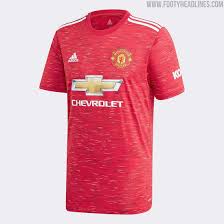 Manchester united 2019/2020 home football shirt jersey adidas size m adult. Manchester United 20 21 Home Kit Released Debut Tomorrow Footy Headlines