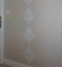 The easy to remove wallpaper comes on a 20.5 inch wide by 18 foot long roll. Damask Wall Stickers By Nutmeg Wall Stickers Notonthehighstreet Com