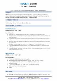 Ekg Technician Resume Samples Qwikresume