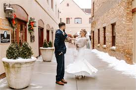 Riverside Receptions Winter Wedding Day Geneva Il Derek Amanda Chicago Wedding Photographer