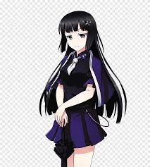 She carries an innocent charm with her wherever she goes. Love Live School Idol Festival Blue And Black Dressed Black Haired Female Anime Png Pngegg