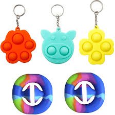 Fidgeting has been a very effective way to relieve stress especially the pop it toys are found to be the most now create your own diy simple dimple pop it fidget toys in your mobile device and impress. Buy Pop It Fidget Toy Fidget Pack Simple Dimple Fidget Toy Push Pop Bubble Fidget Sensory Toy With Key Chain Decompression Toy Grap And Snap Hand Toy Stress Relieves Squeeze Toy For Adults