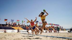 The norwegian women's beach handball team spiked the uniform rules to protest against alleged sexism and are hoping it will lead to lasting change. Thdhnliyco3a0m