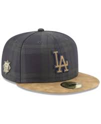 New Era Los Angeles Dodgers Plaid 59fifty Fitted Cap Blue 7 5 8 Fitted Caps New Era Sports Fan Shop