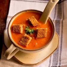 Tomato Soup Recipe With Step By Step Photos Easy To Prepare Restaurant Style Delicious Tomat Veg Soup Recipes Vegetarian Soup Recipes Easy Tomato Soup Recipe