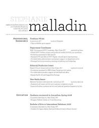 resume design