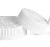 33/400 White Polypropylene Child Resistant PE Lined Push Down Caps