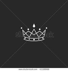Black And White Crown Logo Royal Symbol Icon Monogram Crown Logo Beauty Tiara Princess Medieval King Coronation Emblem Koupit S Crown Tattoo Design Crown Logo Princess Crown Tattoos
