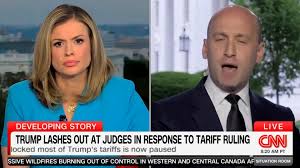 Stephen Miller goes on breathless rant on CNN
