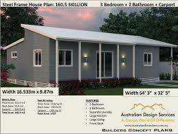 3 Bedroom House Plan Size 122 3 M2 1316 Sq Foot 3 Bed Etsy Cheap House Plans Skillion Roof Cottage Style House Plans