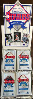 Shop for the latest baseball cards! 1993 Donruss Series 1 Baseball Cards Box Break And Breakdown