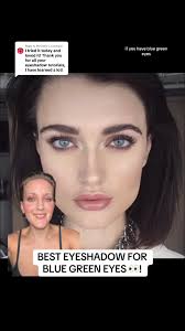BEST EYESHADOW FOR BLUE GREEN EYES 👀! , #makeuptutorials #eyeshadow