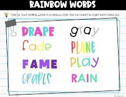Spelling activities guide students through i before e and beyond through games. Simple Word Work Activities To Use During Distance Learning Sailing Into Second
