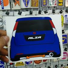 Bagi anak, proses mewarnai merupakan hal yang. Stiker Gambar Kereta Alza Perodua Shopee Malaysia