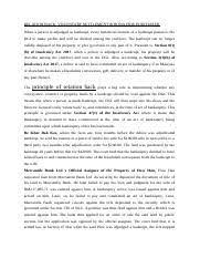 Doctrine of relation back will still apply. Chapter 7 47 52 54 Docx Relation Back Voluntary Settlement Bona Fide Purchaser When A Person Is Adjudged As Bankrupt Every Beneficial Interest Of A Course Hero