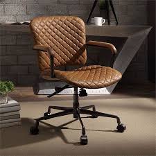 Acme Josi Executive Office Chair In Coffee Top Grain Leather Walmart Com In 2020 Leather Office Chair Executive Office Chairs Best Office Chair