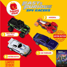 Maybe you would like to learn more about one of these? Mcd Happy Meal Toys Fast And Furious Spy Racers Mcdonalds Toys Collection Shopee Malaysia