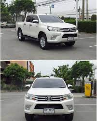 เสร ไทย ป 2015 toyota revo pre runner 4 ประต 2 4 g a t 4กว 4857 กทม ส ขาวม ก 3 airbags abs บ หน งปร บไฟฟ า