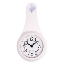 Xshion Bathroom Wall Clock Shower Clock Wet Proof Small Wall Clocks Battery Operated Silent Non Ticking Decorative Living Room Modern Lavorist Bathroom Wall Clocks Small Wall Clock Wall Clock