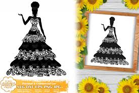 Download Zentangle Woman Svg 5 Wedding Svg Paper Cut File Didiko Designs