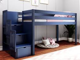 What would you like a loft bed to be? Jackpot Twin Low Loft Beds With End Ladder 269 Stairway 479