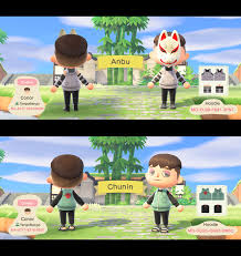 I Made Anbu And Chunin Outfits In Animal Crossing If You Guys Are Interested Acqr New Animal Crossing Animal Crossing 3ds Animal Crossing