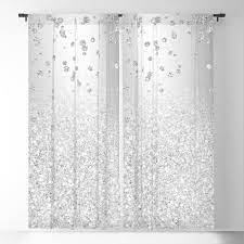 We did not find results for: Modern Silver Glitter Ombre Metallic Sparkles Confetti Blackout Curtain By Girlytrend Society6