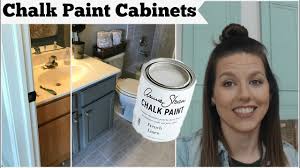 Annie sloan wax, according to the annie sloan website, is applied after painting to achieve a subtle sheen as well as protection and durability. Chalk Paint Cabinets With Annie Sloan Chalk Paint Youtube