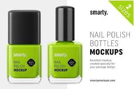 Nail Polish Bottles Nail Polish Bottles Nail Polish Bottle Mockup