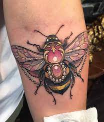 The Best Bee Tattoos Tattoo Insider Queen Bee Tattoo Bee Tattoo Meaning Bee Tattoo
