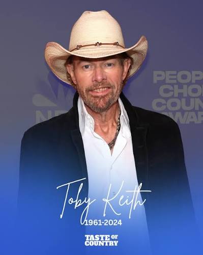 Remembering this legend 💙 Toby Keith passed away on Feb. 5, 2024 after a  battle with stomach cancer. While we may not have him here on earth, we  will always have the
