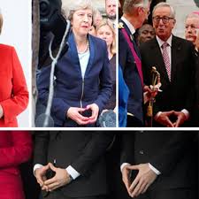 Others photographed using the hand sign in the rhombus shape have included british prime minister theresa may, and european commission president jean claude juncker. Secret Eu Cult Theory Over Bizarre Hand Signals Made By May Merkel And Now Juncker Daily Star