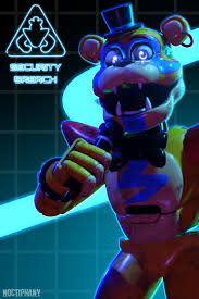 Five nights at freddy's security breach poster. Sfm Fnaf Security Breach Glamrock Freddy Poster By Clamityarts Fnaf Fnaf Freddy Fnaf Cosplay