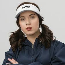Visière personnalisée, Casquette personnalisée pare-soleil, Casquette  personnalisée avec logo d'entreprise, Visières de tennis unisexe pour  adulte, Casquettes avec texte ou logo