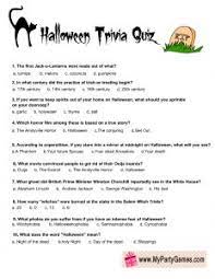 Only true fans will be able to answer all 50 halloween trivia questions correctly. Halloween Trivia Game Printable Halloween Facts Halloween Quiz Halloween Trivia Questions