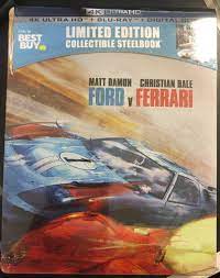 Ford v ferrari 2019 ford versus ferrari. Amazon Com Ford Vs Ferrari Steelbook 4k Uhd Blu Ray Steelbook Movies Tv