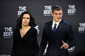 Jessica farber and toni kroos || wedding, marriage, spouse, husband, wife, partner, girlfriend, boyfriend Ronaldo And Girlfriend Shine On Green Carpet At Fifa S The Best Awards Toni Kroos Cristiano Ronaldo Girlfriend Football Awards