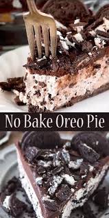No Bake Oreo Pie Video Dessert Recipes Easy Oreo Recipes No Bake Oreo Pie