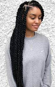 The braid comes in a twisted version. Hairstyle Latest Twist Braids Novocom Top