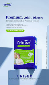 Palmjoy Premium Adult Diapers - Absorbent & Comfortable