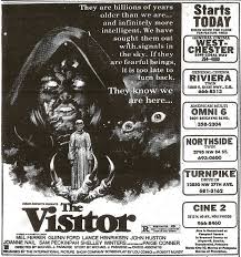 The visitor doesn't come close to answering all the questions it raises, but that's the film's m.o.: The Visitor 1979 Stridulum Poster Cinema Times About Time Movie Poster