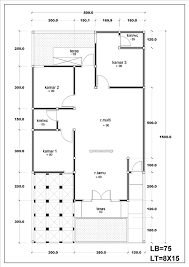 Check spelling or type a new query. Lingkar Warna Denah Rumah Minimalis Tipe 75 3 Kamar Tidur 1 Lantai