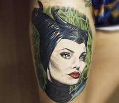 Sketch took about 6 hours. Maleficent Tattoo By Marek Hali Post 19120