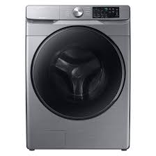 Unlike other washers, samsung washers release steam from the bottom of the machine to expose all clothes to steam for a deeper clean. Samsung Front Load Washer 27 5 2 Cu Ft Platinum Wf45r6100ap Us Rona