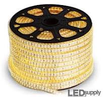 Warm White 3000K Dual Row 2835 LED Strip - 164 ft. Plug-in