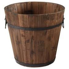 25 In Dia Oak Wood Whiskey Barrel Planter B100 The Home Depot In 2020 Whiskey Barrel Planter Barrel Planter Wood Barrel Planters